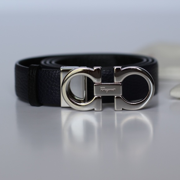Salvatore Ferragamo Reversible and adjustable Gancini belt - Picture 6 of 16